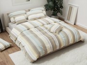 Krepové obliečky LÍNIA hnedé Rozmer obliečky: 70 x 90 cm | 140 x 200 cm