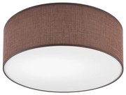 Stropné svietidlo SIRJA 1xE27/60W/230V pr. 35 cm hnedá
