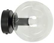 Nástenné svietidlo ROSSI 1xE14/10W/230V čierna/číra