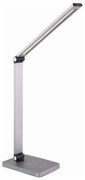 LED Stolná lampa s bezdrôtovou nabíjačkou LED/10W/230V matný chróm