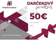 DARČEKOVÝ POUKAZ V HODNOTE 50€