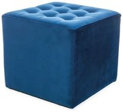 Taburet Lori Velvet, modrá
