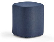 Taburet COMFY, vlnená tkanina, námornícka modrá