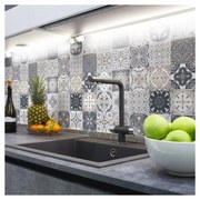 Sada 60 dekoratívnych samolepiek na stenu Ambiance Fernando, 15 × 15 cm