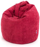Mega Sako – veľký sedací vak z manšestru, 135 cm výška, 340 l výplň, prispôsobivý tvar, na relax aj prácu, dostupný vo farbách Farba: SZ94 - červený