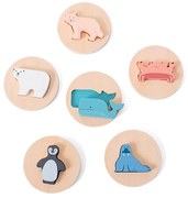 Drevená obrysová vkladačka