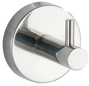 Nástenný háčik z nehrdzavejúcej ocele v lesklej striebornej farbe Bosio – Wenko