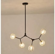 Luster na tyči 5xG9/15W/230V šedá