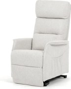 Polohovacie kreslo béžové, elektrické TV-L8960 CRM2