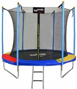 Trampolína s vnútornou sieťou 252 cm - MULTIKOLOR