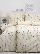 Predĺžené krepové obliečky Renforcé - Levanduľa 02