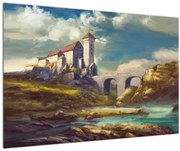 Obraz - Stredoveký hrad (90x60 cm)