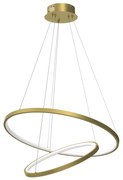 Závesné LED svietidlo Hoop, 2x LED 51w, 4000k, g