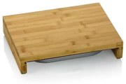 Kela Doštička na krájanie so zásuvkou KENINA, bambus 36 x 27 x 7 cm