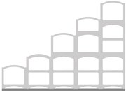 Zostava Bloc Cellier Steps bílá, kapacita fliaš: 151