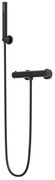 Gamma Gamma, nástenná sprchová termostatická batéria s ručnou sprchovou súpravou, čierna matná, GMA-BRYPNT-BK