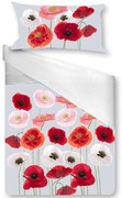 Gipetex Natural Dream 3D talianské obliečky 100% bavlna Poppies - 140x200 / 70x90 cm