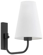 Argon 8376 - Nástenná lampa SAFIANO 1xE27/15W/230V čierna AR8376