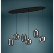 Eglo 390415 - LED Stmievateľný luster na lanku LARVA 6xLED/3,7W/230V 2700-6500K+DO