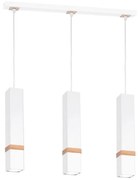Luster na lanku VIDAR 3xGU10/25W/230V biela