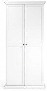 Biela šatníková skriňa 96x201 cm Paris – Tvilum