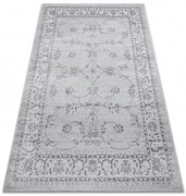 Koberec MEFE 2312 Ornament, ramka - sivý