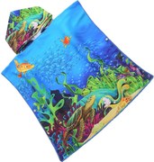 Detské pončo LAGOON TREASURE farebné Rozmer: 60 x 120 cm