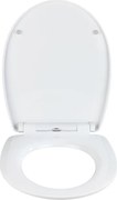 WENKO 24082800 - WC sedadlo DROPLETS 45x38,8 cm modrá/biela