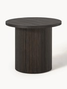 Okrúhly drevený pomocný stolík Nele