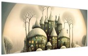 Obraz - Rozprávkové chalúpky (120x50 cm)
