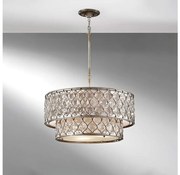 Feiss FE-LUCIA-P-E-2TR - Luster na tyči LUCIA 6xE27/60W/230V