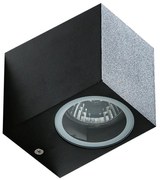 Azzardo AZ4267 - Vonkajšie nástenné svietidlo RIMINI 1xGU10/35W/230V IP54 hranatý