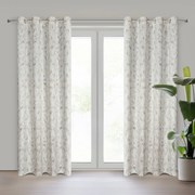 ZATEMŇOVACÍ ZÁVES NA KRÚŽKOCH KORNELIA 140X250 CM KRÉMOVÁ