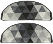 Nášľap na schody Nolan 19 trojuholníky sivý