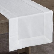 BEHÚŇ NA STÔL ANABEL 40X180 CM BIELY