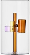 Ručne vyrobená sklenená váza Standy, V 20 cm