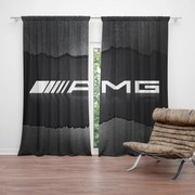 Sablio Záves AMG čierna: 2 ks 140x250cm