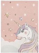 Koberec BOND KIDS ružový jednorožec