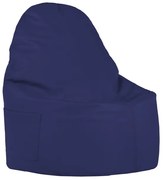 Kreslo Porto ekokoža tmavomodré