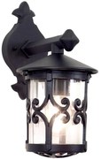Elstead BL8-BLACK - Vonkajšie nástenné svietidlo HEREFORD 1xE27/100W/230V IP23