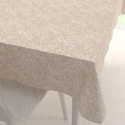 Biante Teflónový obdĺžnikový obrus TF-097 Venezia púdrovo béžový 50x100 cm