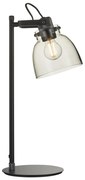 Endon 107012 - Stolná lampa URBAN 1xE27/10W/230V čierna/dymová čierna