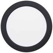 Čierne LED podhľadové stropné svietidlo FUEVA 5 – EGLO