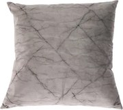 Dekoračný vankúš Cushion Mramor 45x45 cm, šedý%