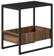 Bočný/nočný stolík Terra v orechovej farbe