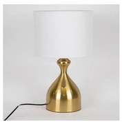 Stolná lampa 1xE27/40W/230V biela/zlatá