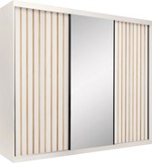 XXXLutz SKRIŇA S POSUVNÝMI DVERAMI, kašmírová, 250/215/59,5 cm P & B - Skrine - 000885001520