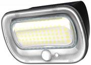 BERGE Solárne fasádne svietidlo s pohybovým senzorom IP54