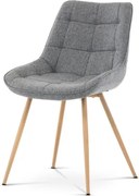 Jedálenská stolička Autronic 51x83 cm sivá látka CT-394 GREY2
