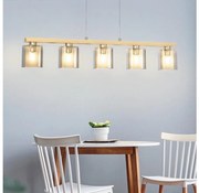 Eglo 901292 - Luster na lanku CASTRALVO 5xE27/28W/230V